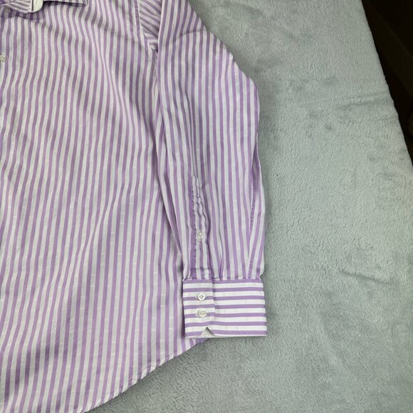 Robert Graham Stripped Long Sleeve Dress Shirt Men’s Size XL - Picture 10 of 11